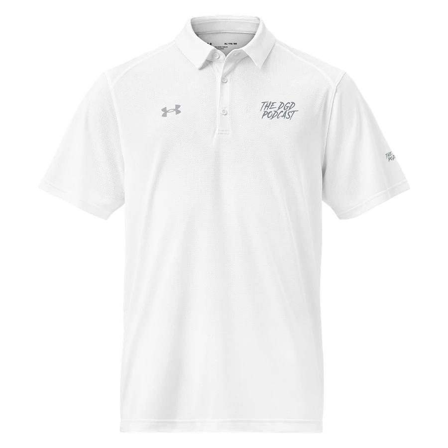 The DGD Podcast Logo Performance Polo product image (1)