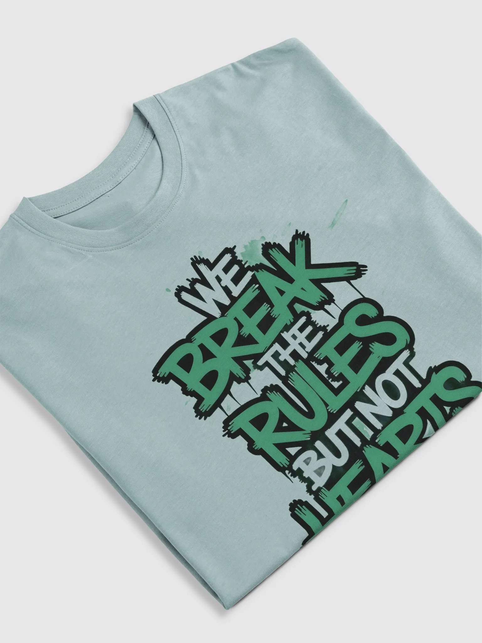 Men's Premium Heavyweight Tee - We Break the Rules but not Hearts. product image (34)