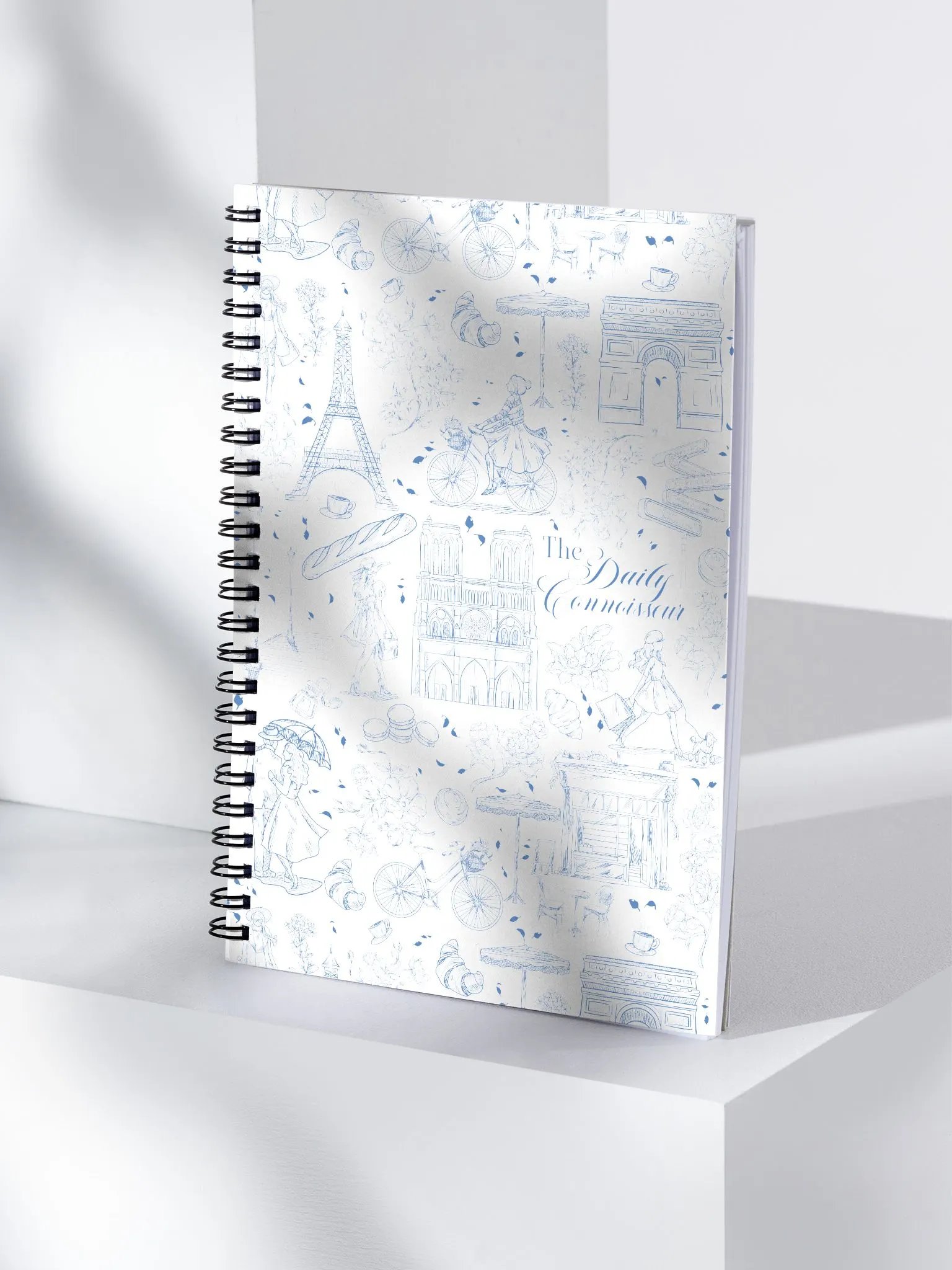 Parisian Toile Spiral Notebook product image (4)