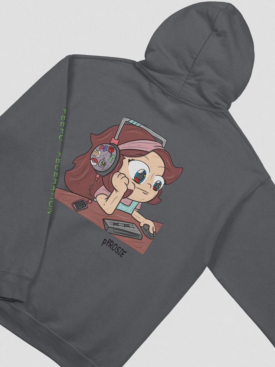 Lurking Hoodie with chill Rosie design on back product image (23)