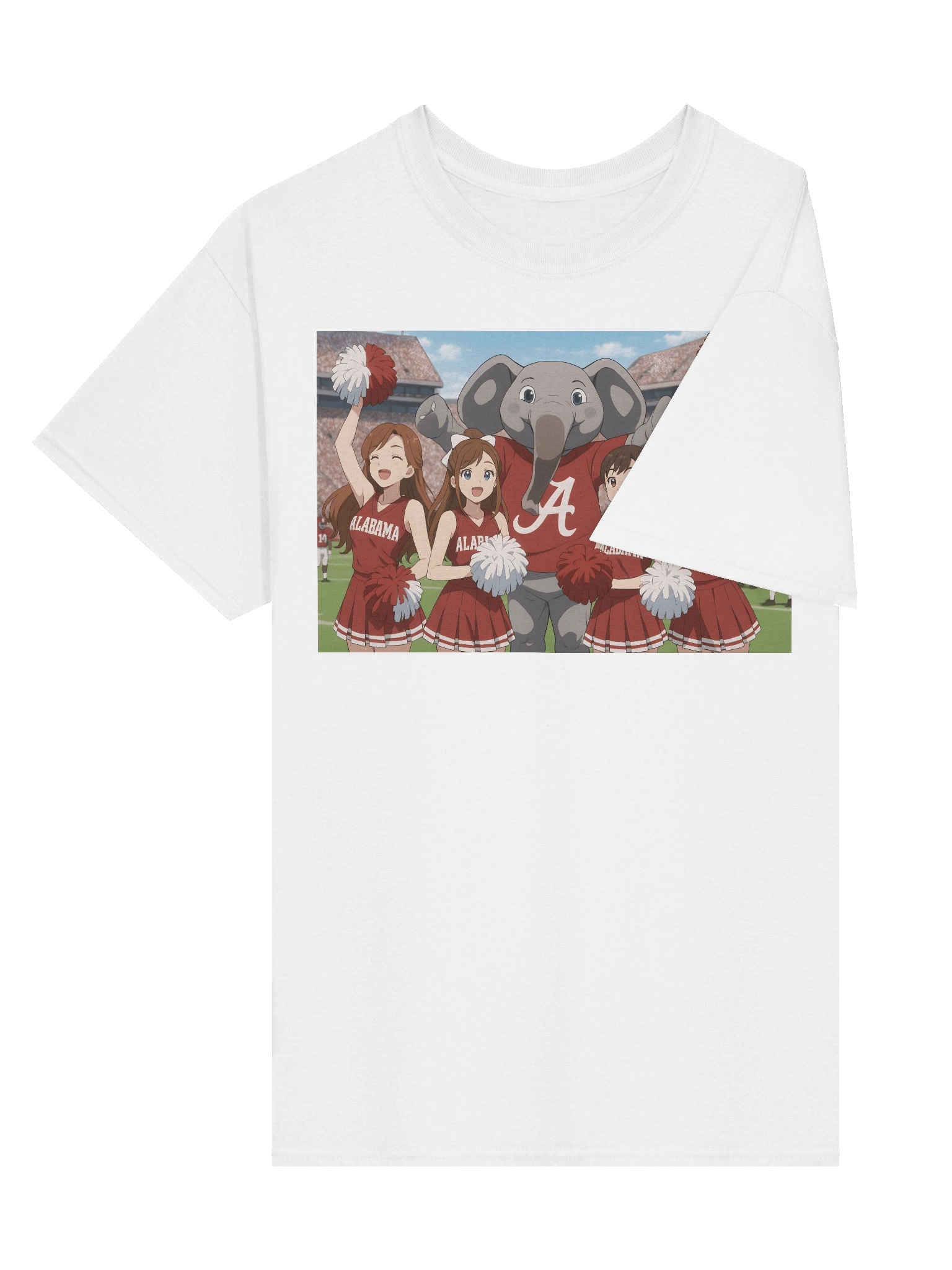 Alabama Cheerleaders Elephant Mascot Tee product image (3)