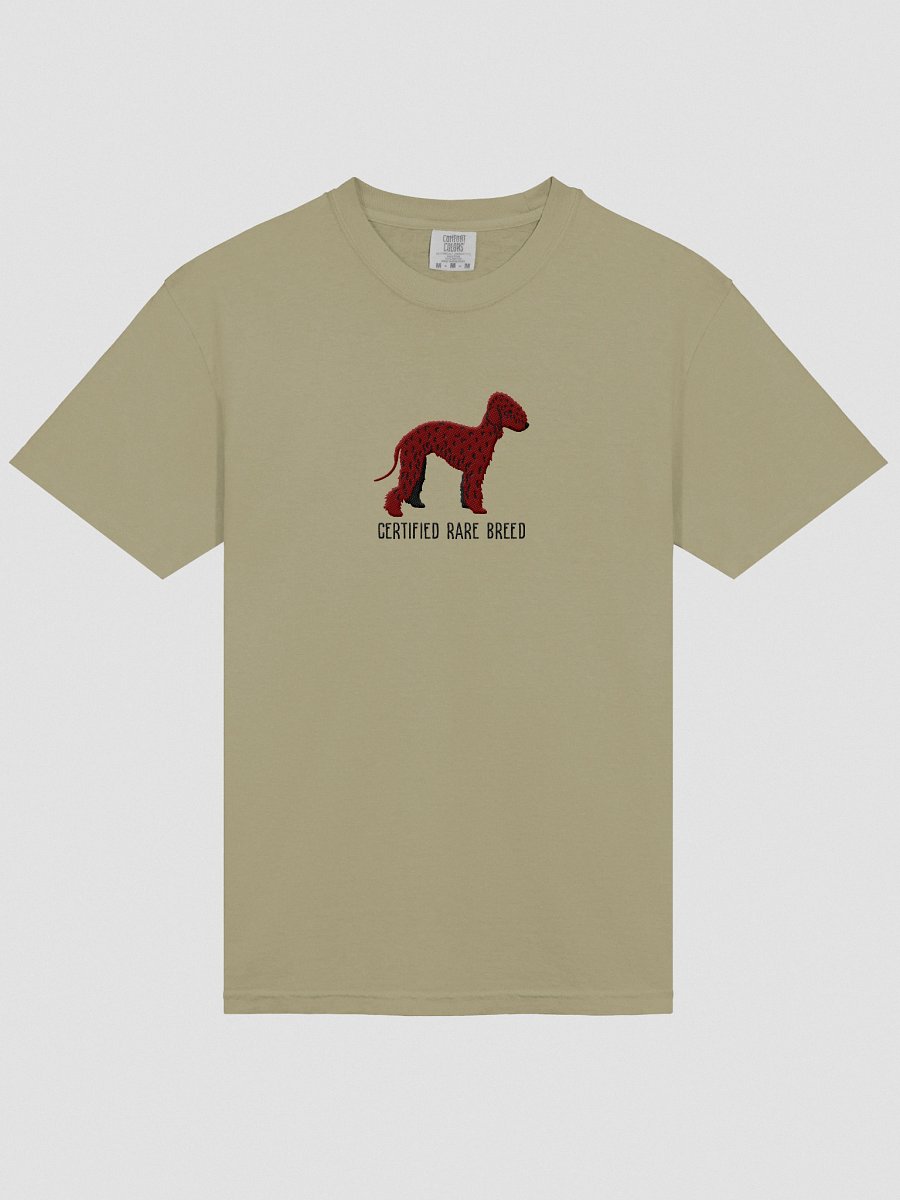 Certified Rare Breed T-Shirt(Embroidered) of a Bedlington Terrier(Chocolate) product image (13)