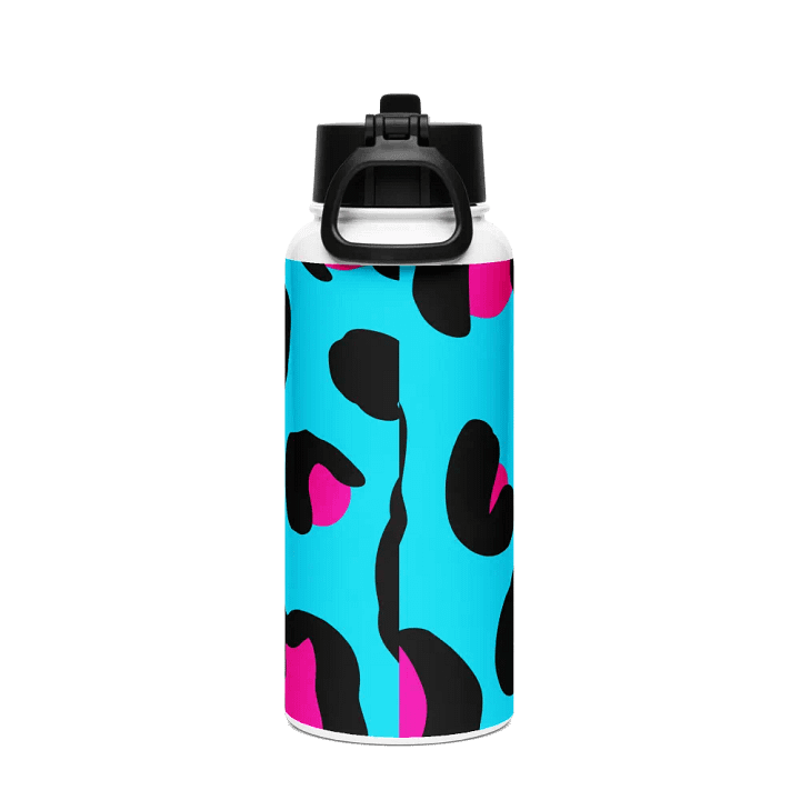 Funky Leopard Print Stainless Steel Water Bottle product image (2)