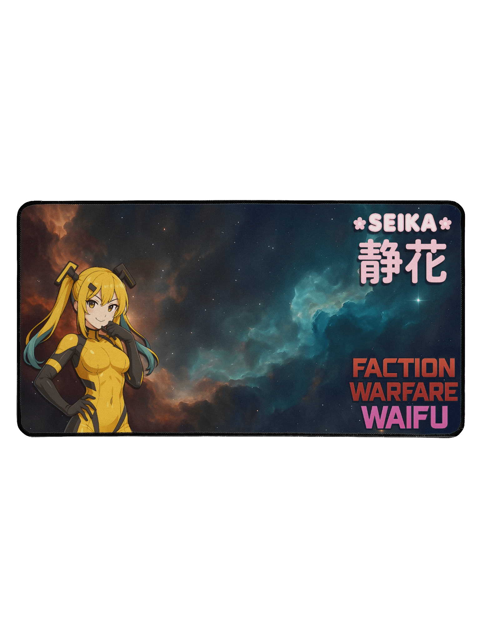 SLOW's FW Waifu "Seika" Desk Mat – 15.5" x 31.5" product image (1)