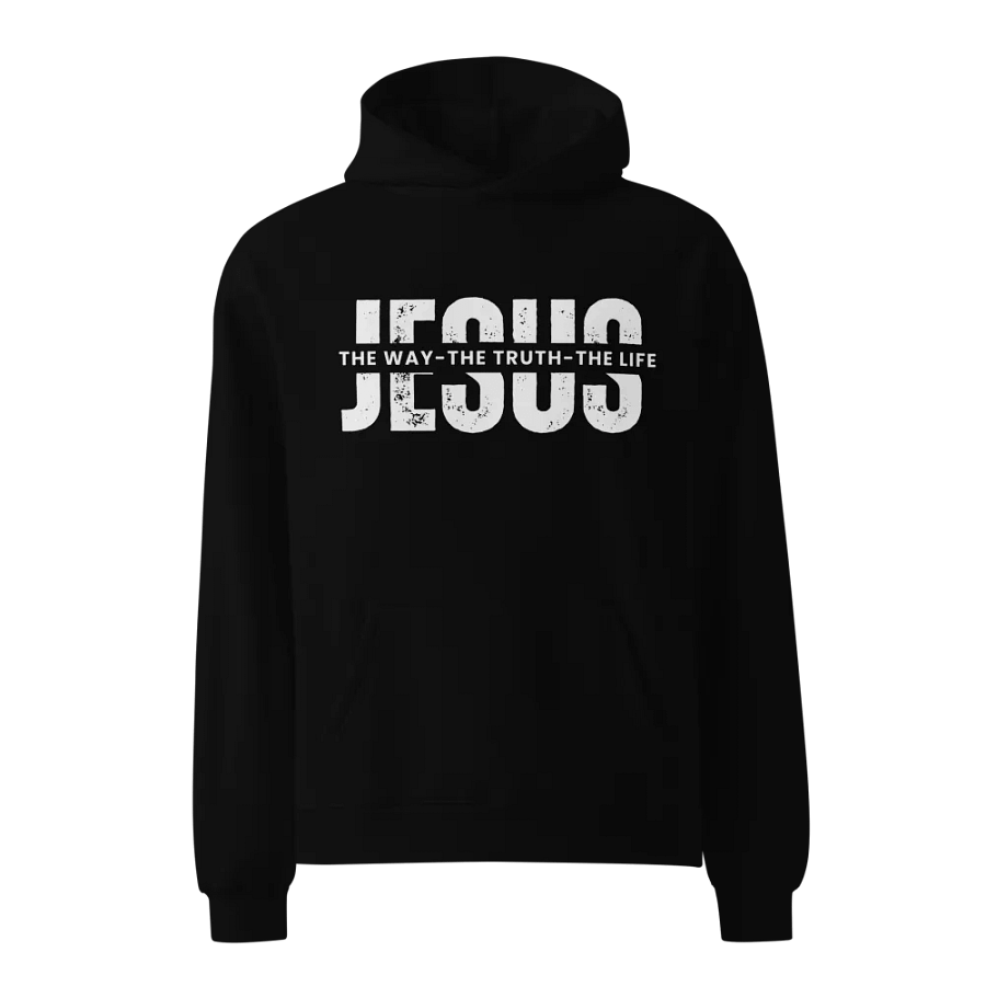 Jesus the way, the truth and the life Unisex Oversize Hoodie product image (5)