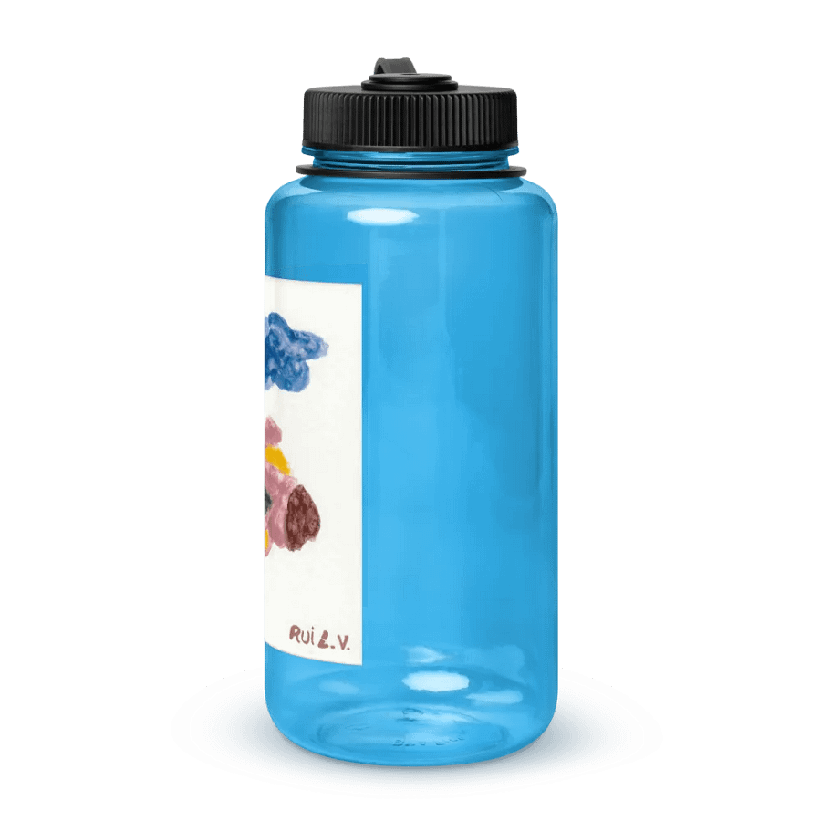 Kid Airplane (Wide Mouth Plastic Water Bottle) product image (12)