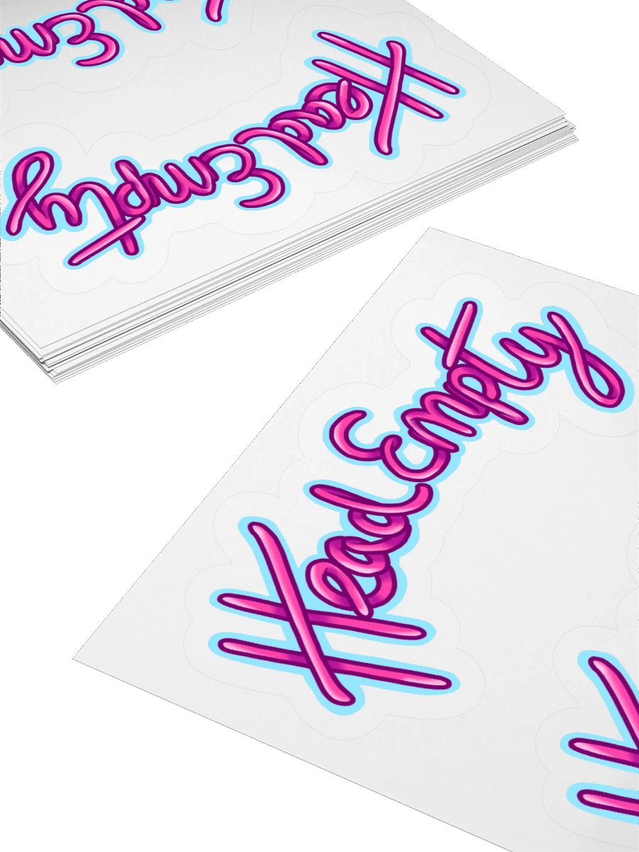 Head Empty Double Sticker Pack product image (4)