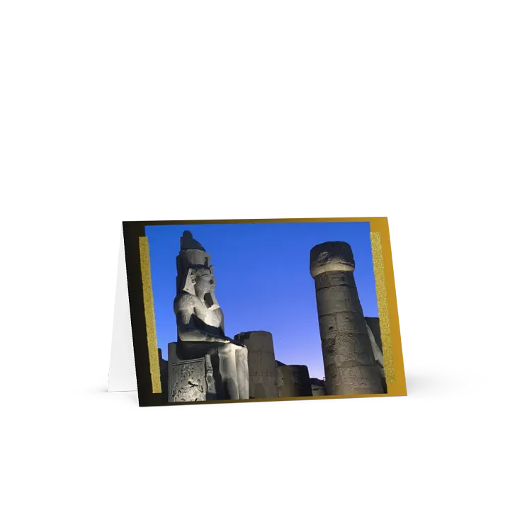 Twilight at Luxor Temple Greeting Card product image (1)