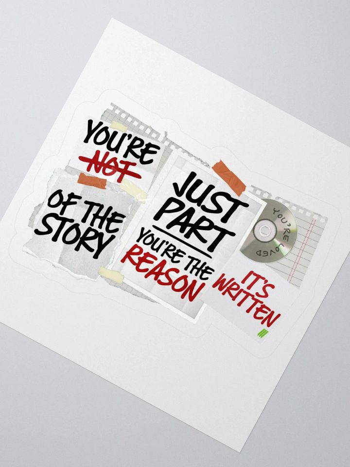 You're THE Reason Sticker product image (3)