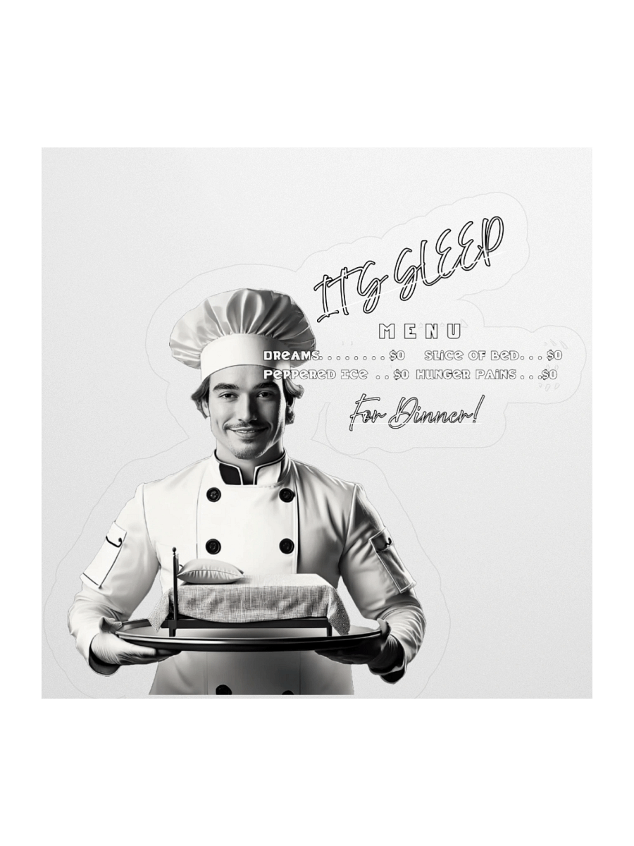 Sleep For Dinner KissCut Sticker product image (2)