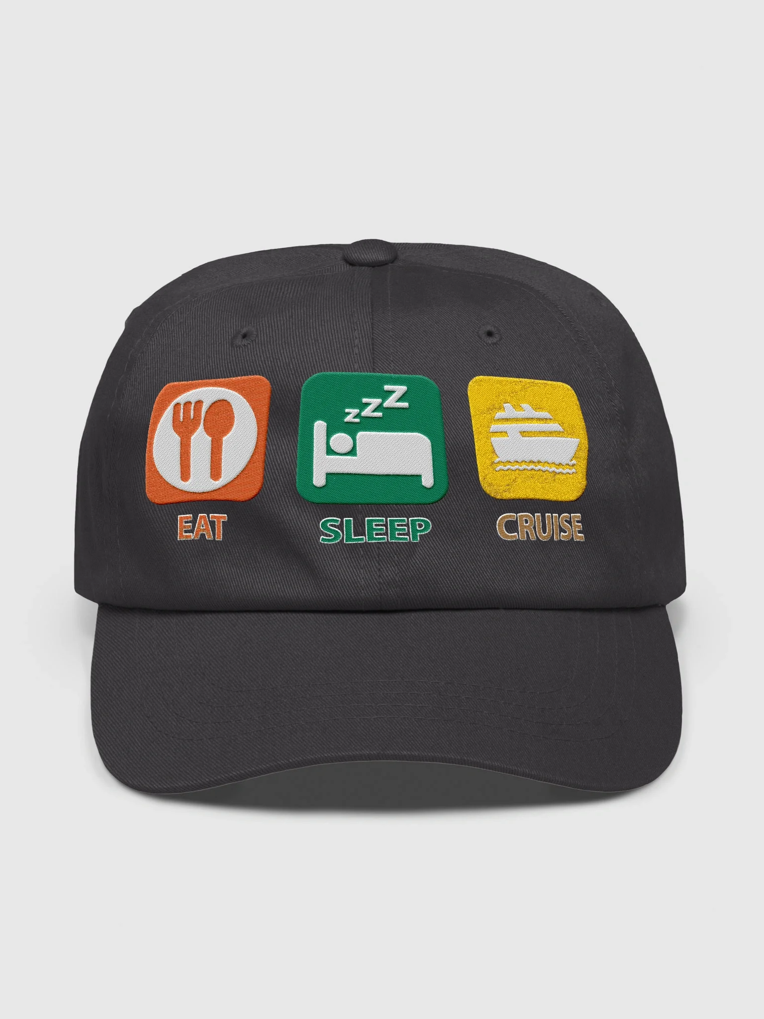 Eat Sleep Cruise Embroidered Hat product image (2)