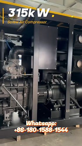 Testing the Powerhouse: QiAir's Dual-Rotor Screw Compressor 315kW in Action 💨⚙️ | #AirCompressor #QiAir #PowerfulMachines #In...