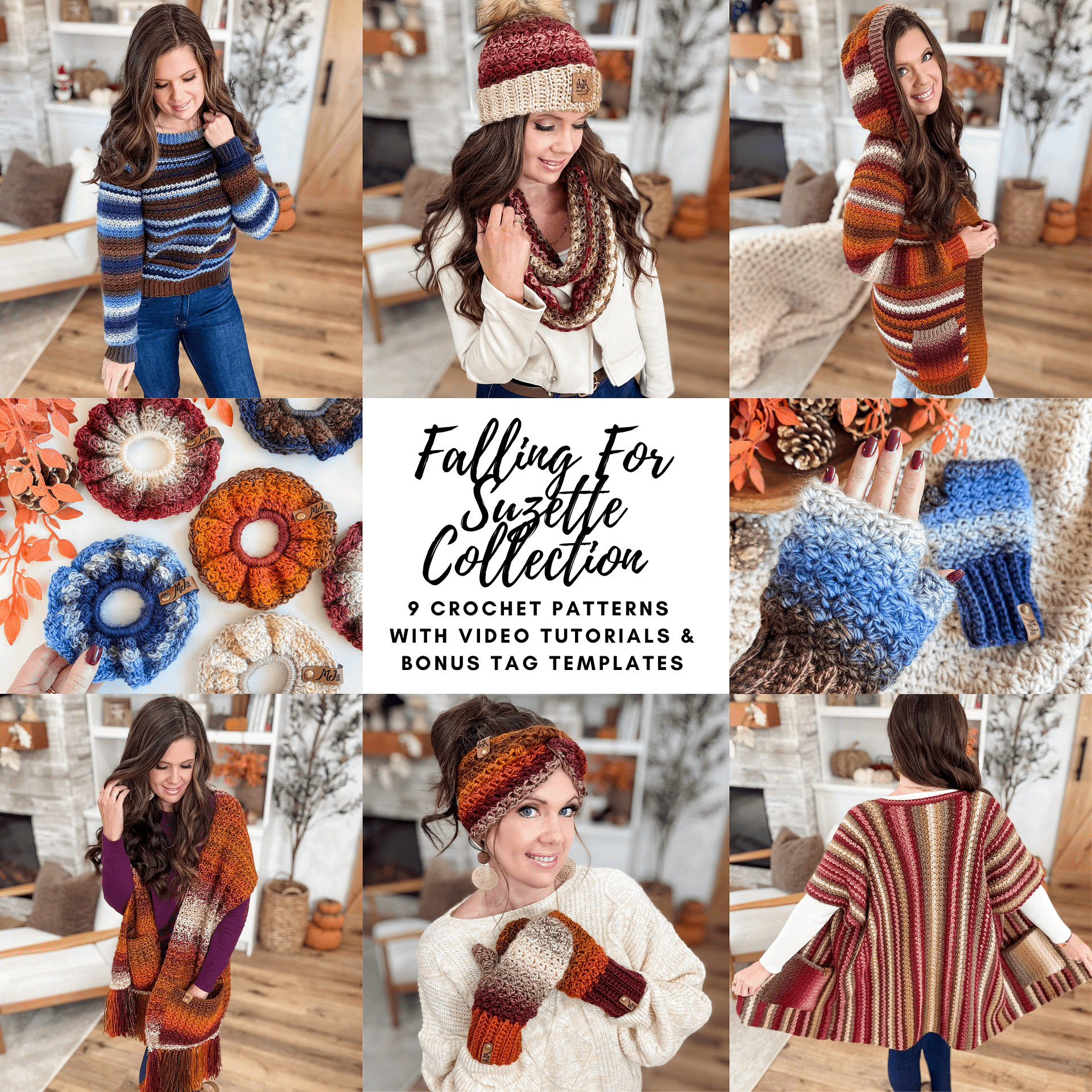 Falling For Suzette Collection Crochet Pattern Ebook product image (1)
