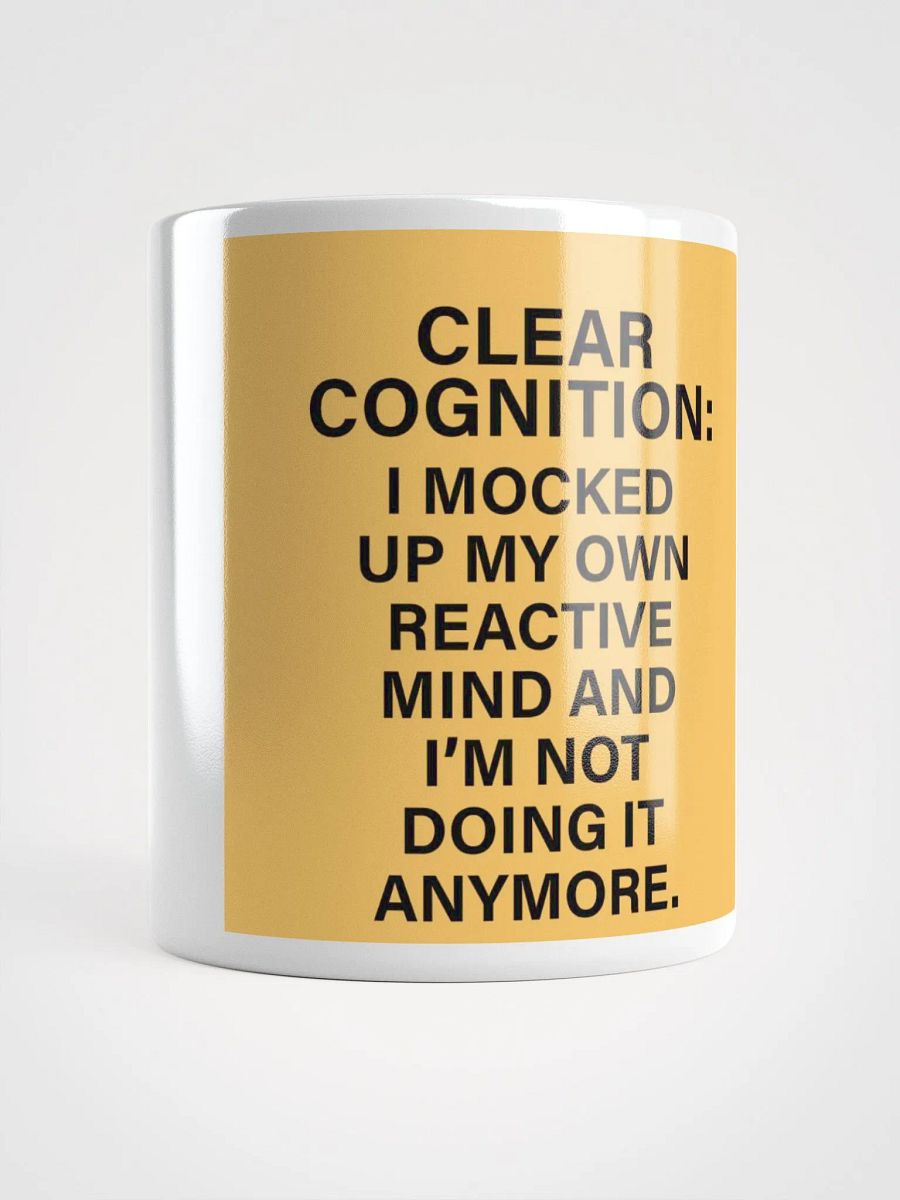 Clear Cognition Goldenrod Cup/Mug product image (5)