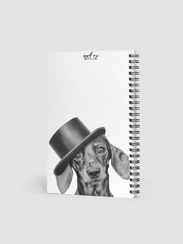 Miniature Dachshund With Top Hat - Notebook product image (2)