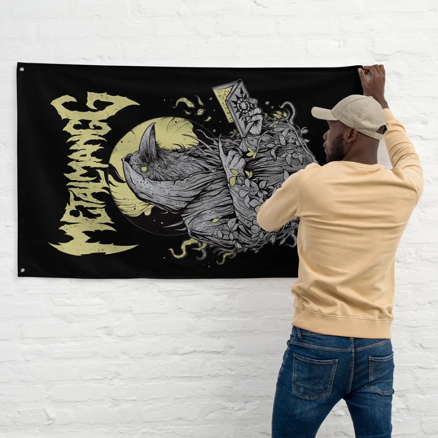 Raven Priest Flag product image (11)