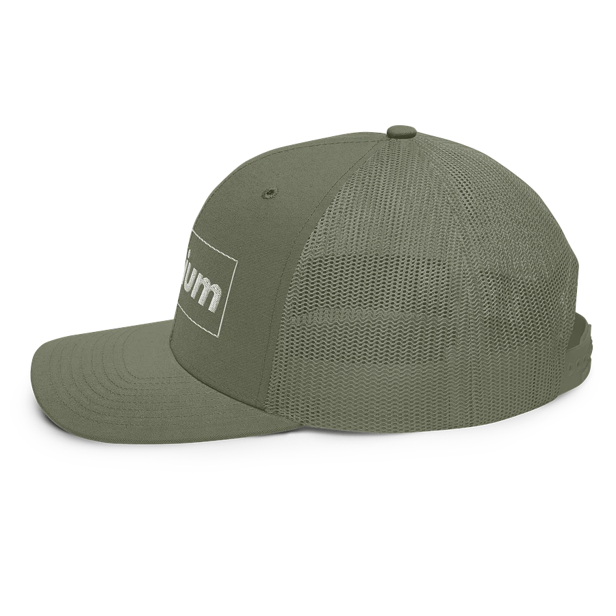 PREMIUM EMBROIDERED GREEN TRUCKER HAT product image (3)