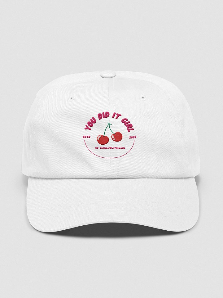 You Did it Girl Cherries Cap - Hot Pink/White product image (1)