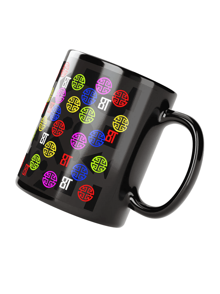 8T Sips Minimal Black Glossy Mug product image (2)