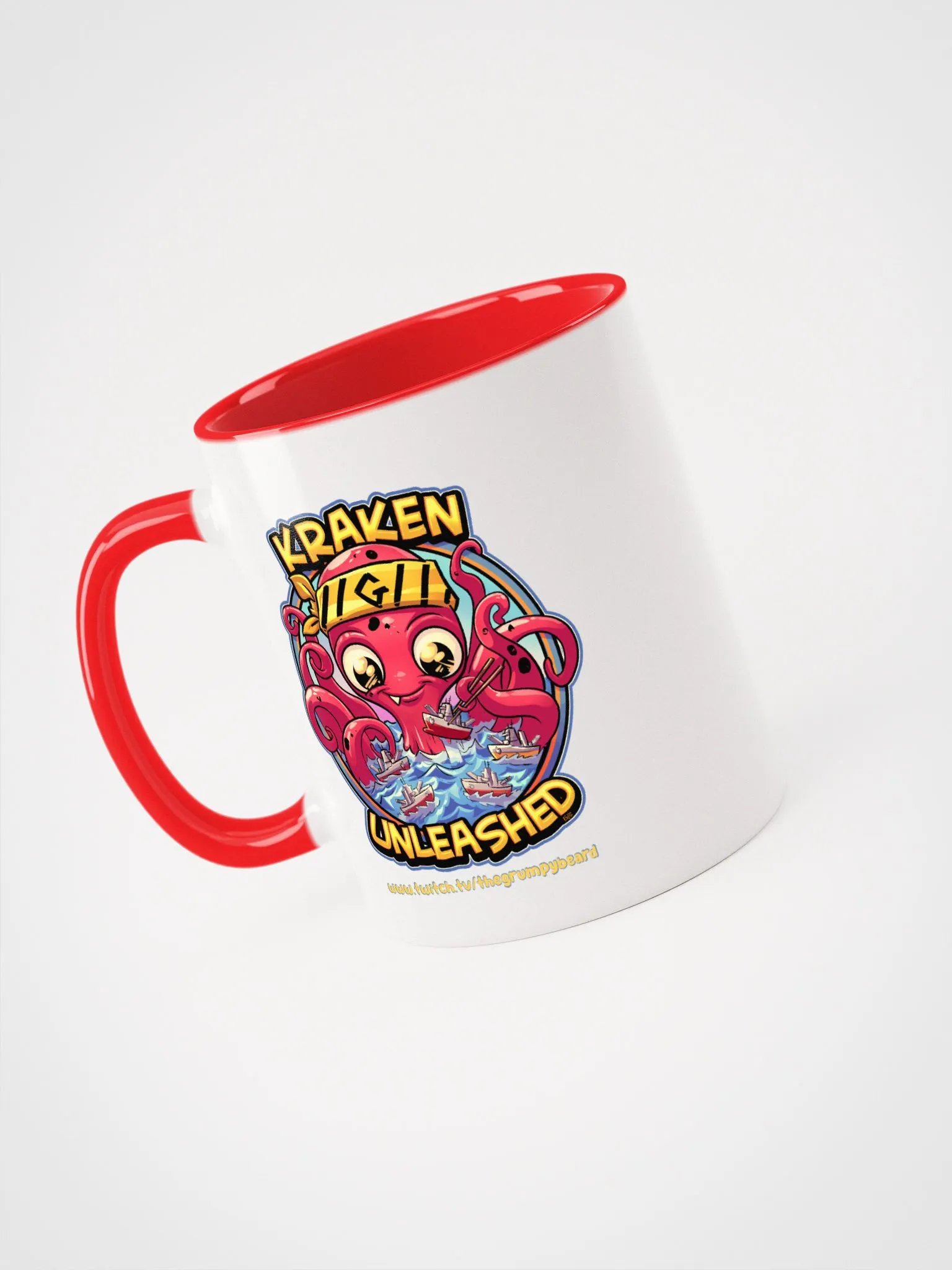 KRAKEN UNLEASHED - Ceramic Mug with Color Inside product image (58)
