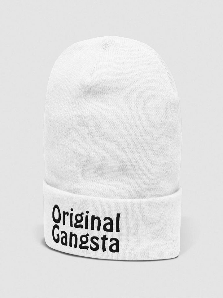 Meggs Original Gangsta Beanie (white) product image (2)