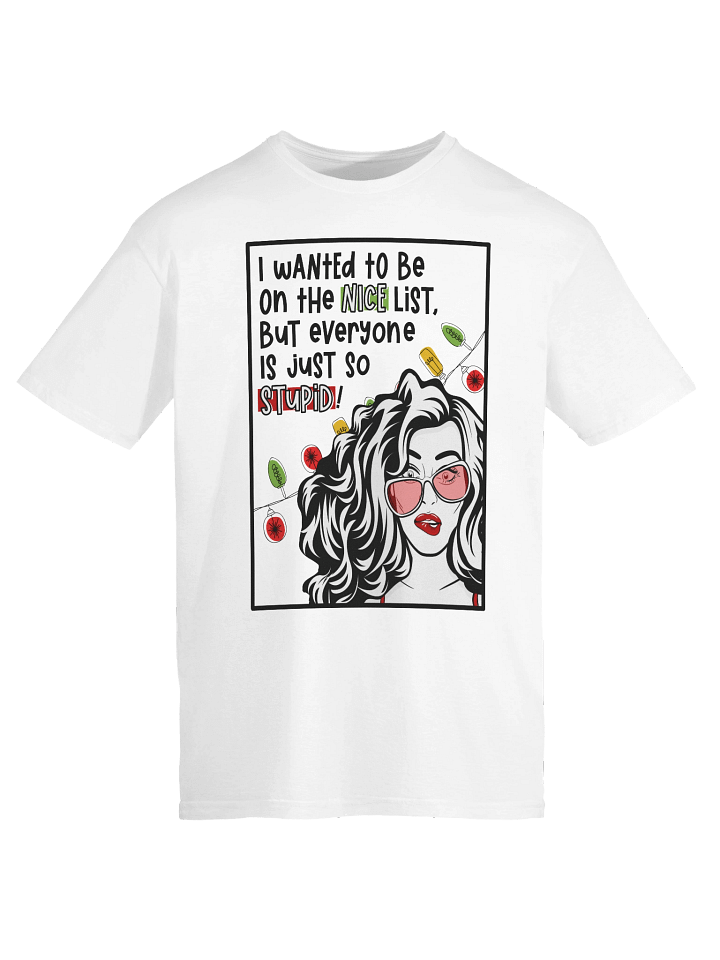 Festive Christmas T-Shirt - Nice List product image (2)