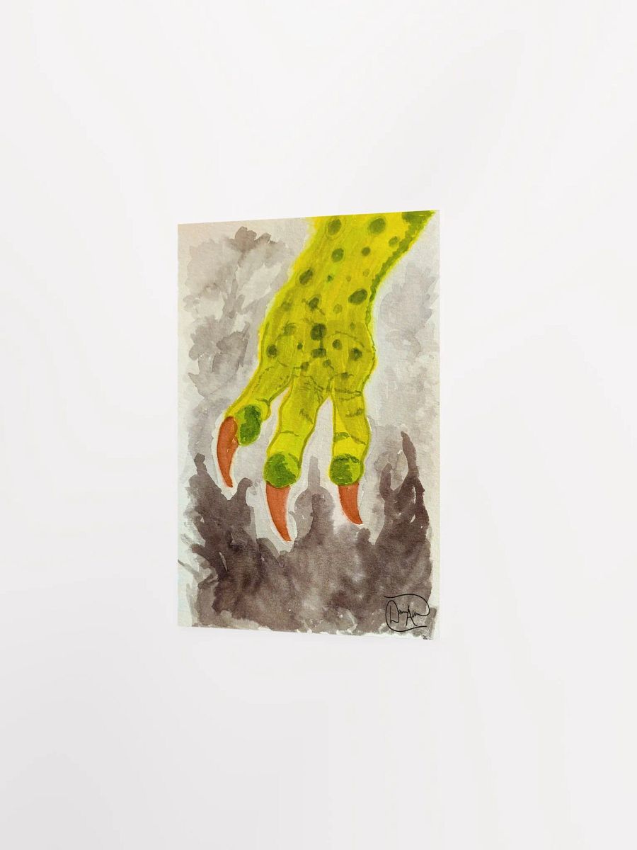 Dinosaur in the Darkness Watercolour Print product image (2)
