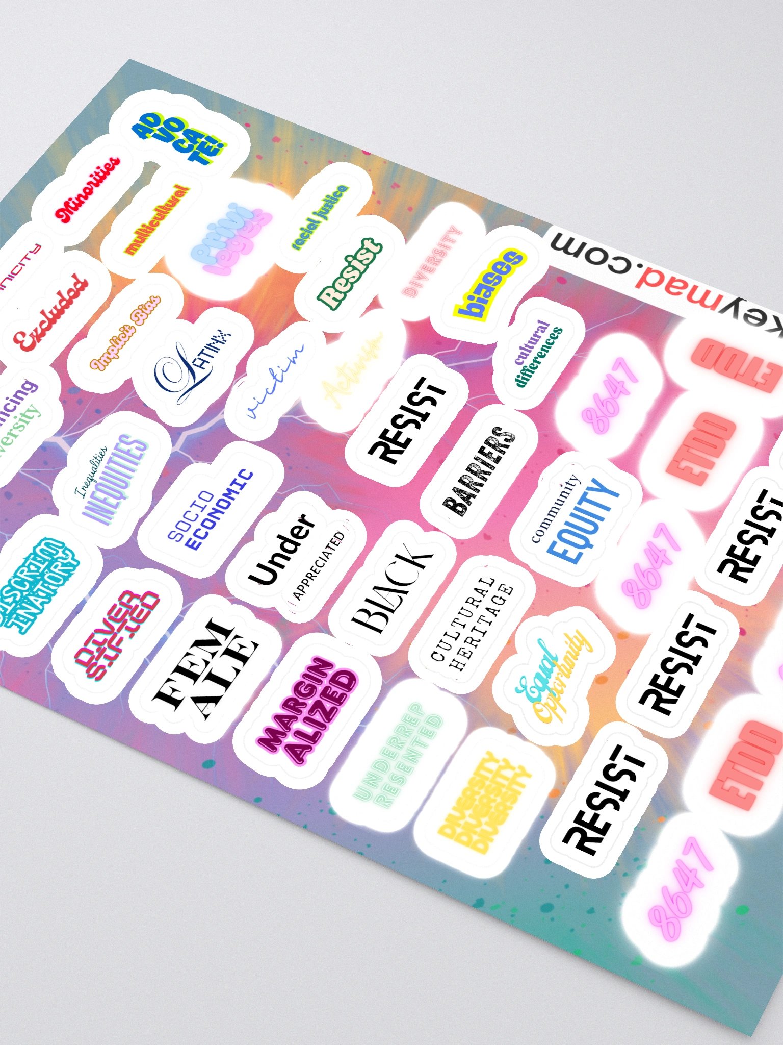 LKM Stealth Stickers Full Sheet 1 product image (2)