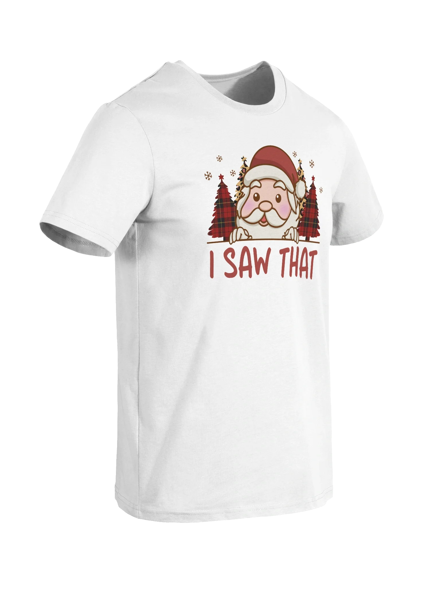 Santa Peeks Over Banner I Saw That product image (7)