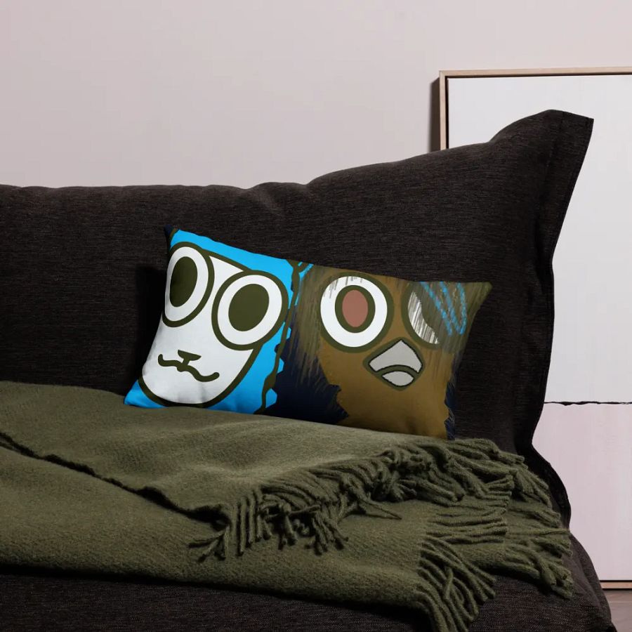 Dillama and Milo Emu Premium Pillow Case product image (4)