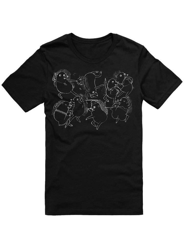 Hedgehog Dance Battle – Hedgehog Hop Sketch T-Shirt product image (5)