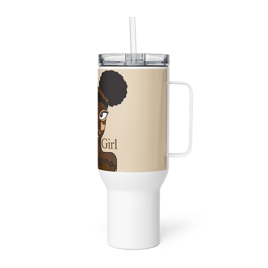Beautiful Brown Girl Cookies & Cream (Vitiligo) Travel Mug product image (7)