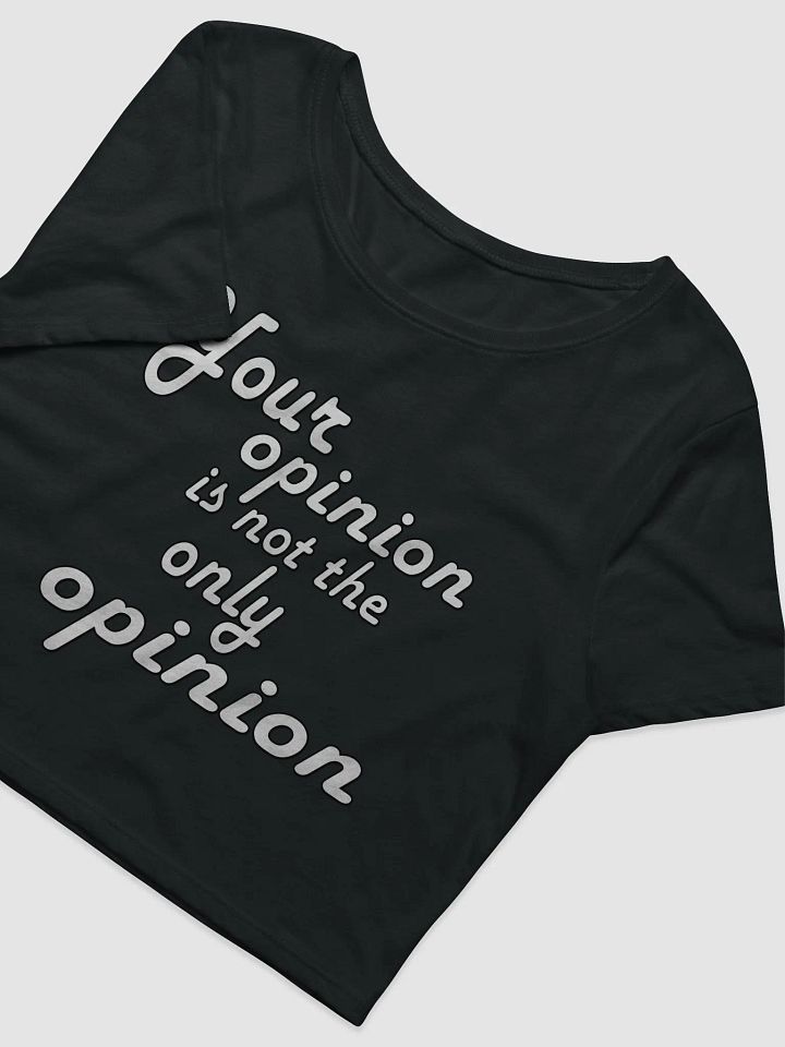 Your Opinion... Bella+Canvas Women's Crop Tee product image (2)