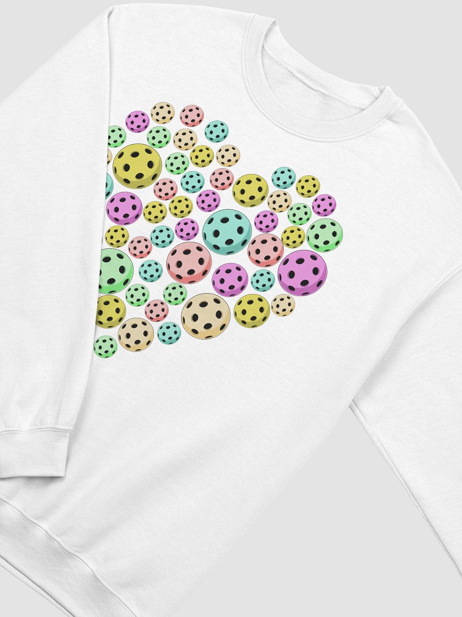 Heart Pickleball Colored Crewneck Sweatshirt product image (24)