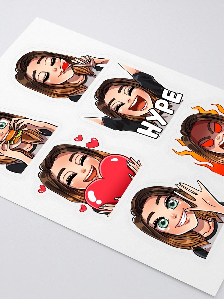 Emote Sticker Sheet product image (2)