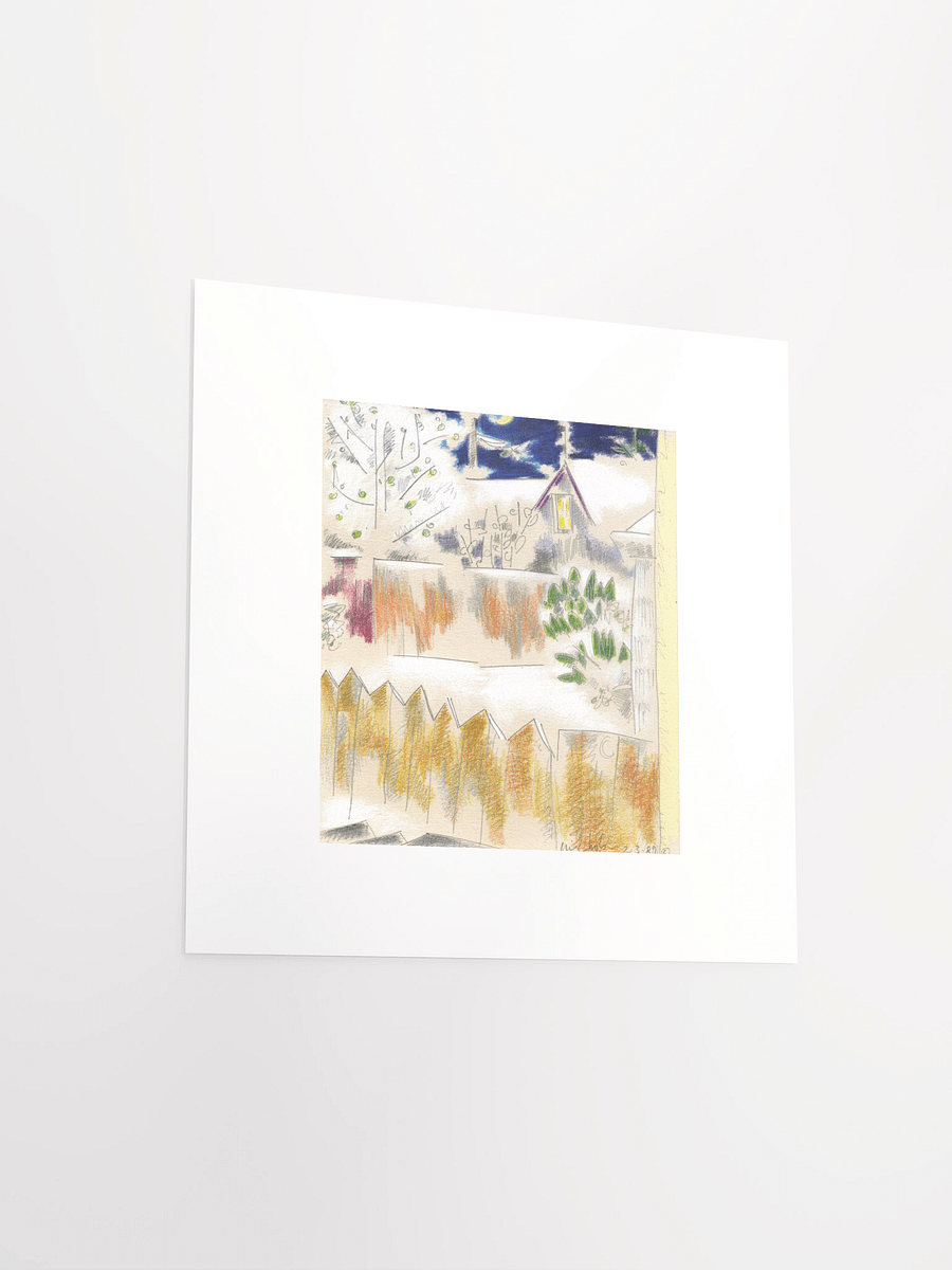 Snow on Fences 02.03.89 print product image (4)