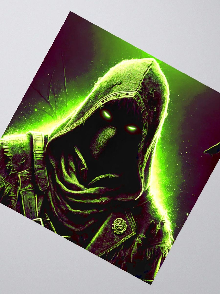 Kryme’s Hooded Figure Vinyl Sticker 👤💀 product image (4)