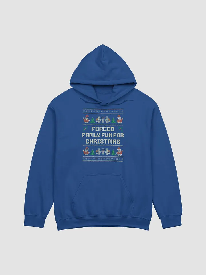 Forced Family Fun For Christmas Festive Holiday Hoodie product image (25)