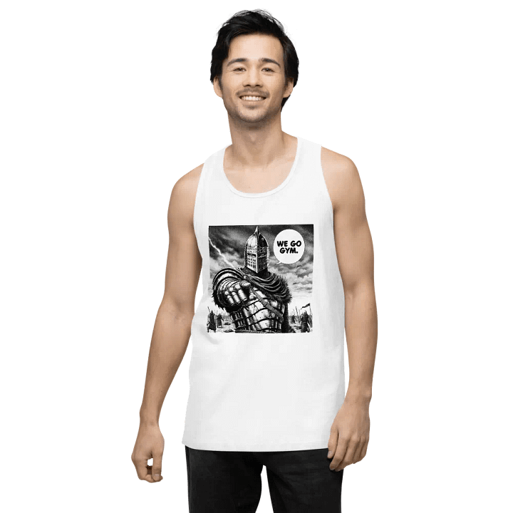 'WE GO GYM' men tank (up to 3XL) product image (2)