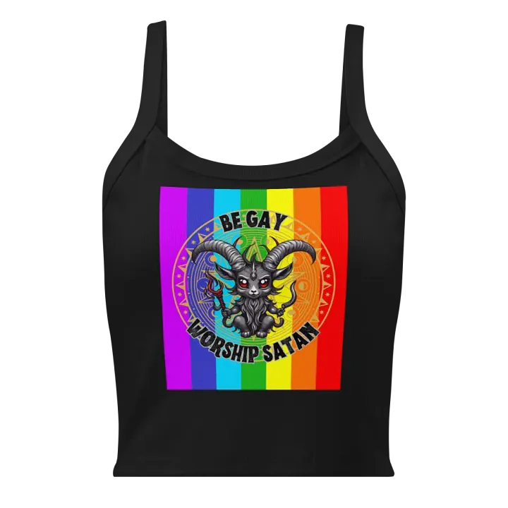 Be Gay Worship Satan Tank product image (1)