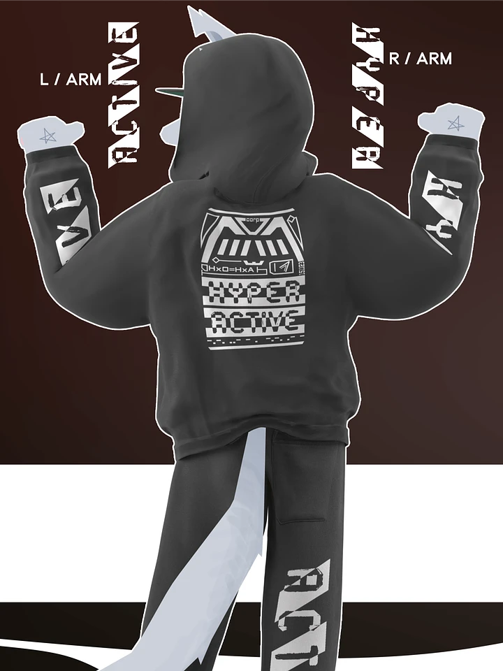 MeowCorp 'HYPERACTIVE' Hoodie Rv.1 product image (1)