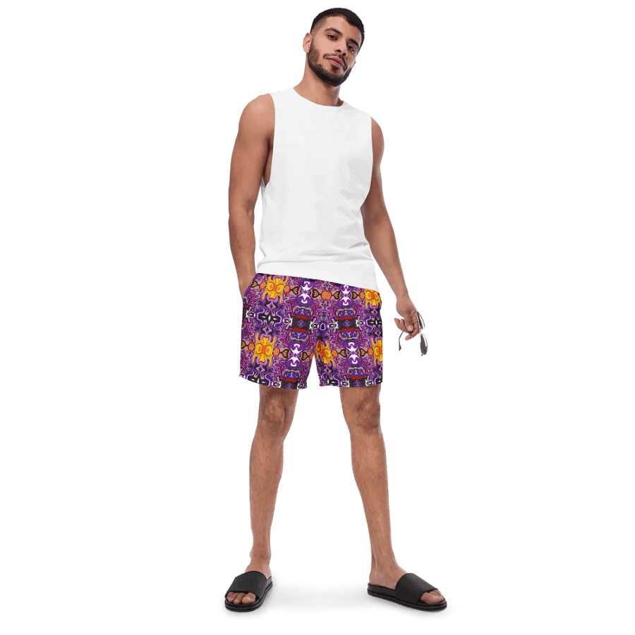 African Inspired Symmetry Design Swim Trunks product image (6)
