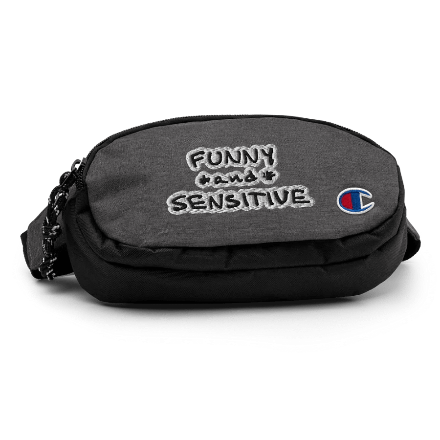 FUNNY *and* SENSITIVE (bubble design) champion fanny pack product image (2)