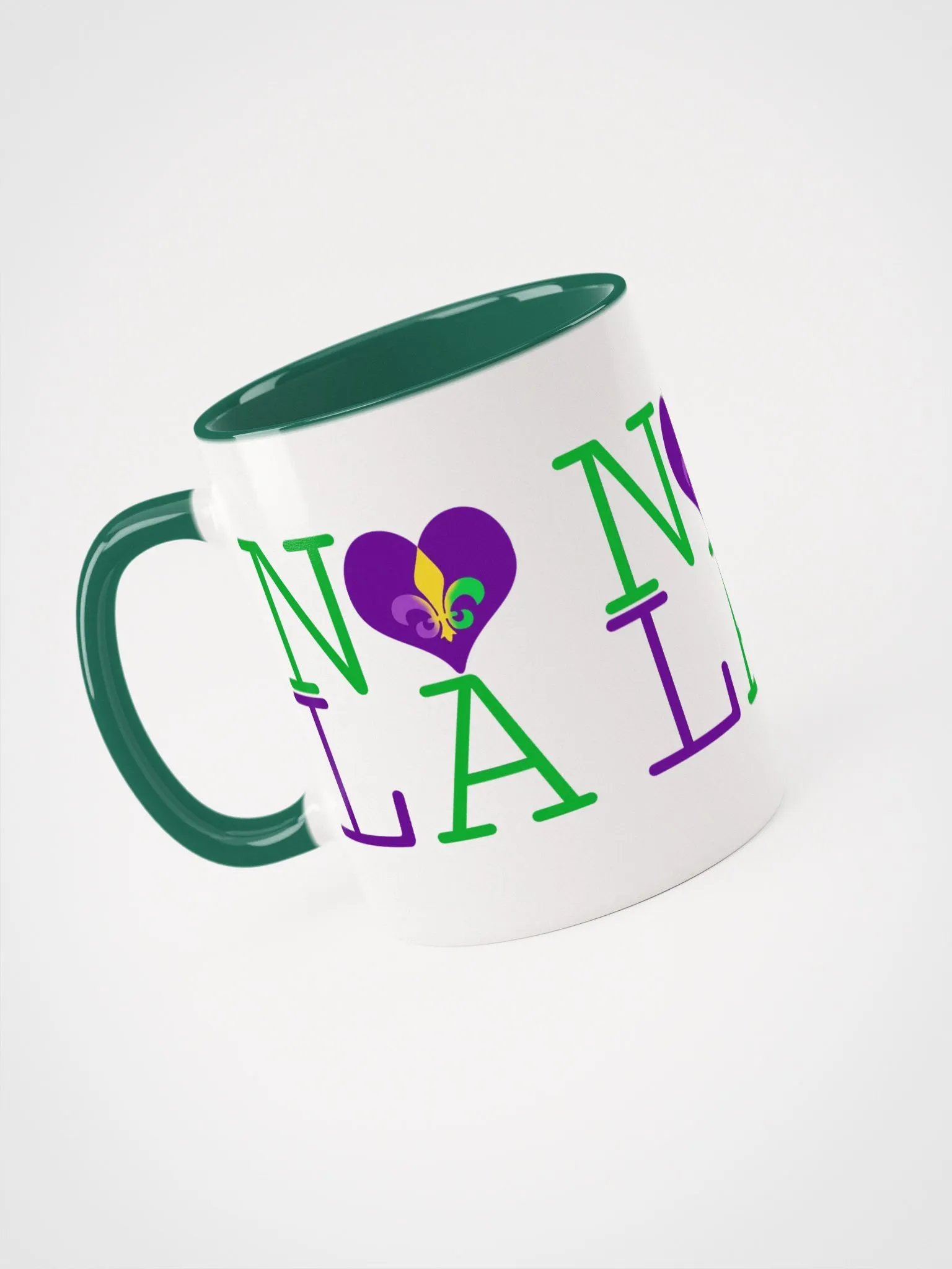 I LOVE NOLA **BIGSHOT COLOR MUG** (MARDI GRAS) product image (53)