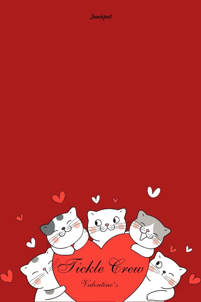 Valentine's Tickle Crew Phone Wallpaper product image (1)