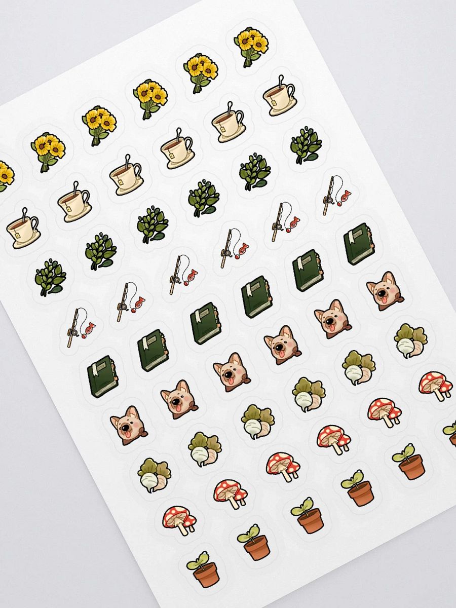 Cozy Adventuring Items Sticker Sheet product image (1)