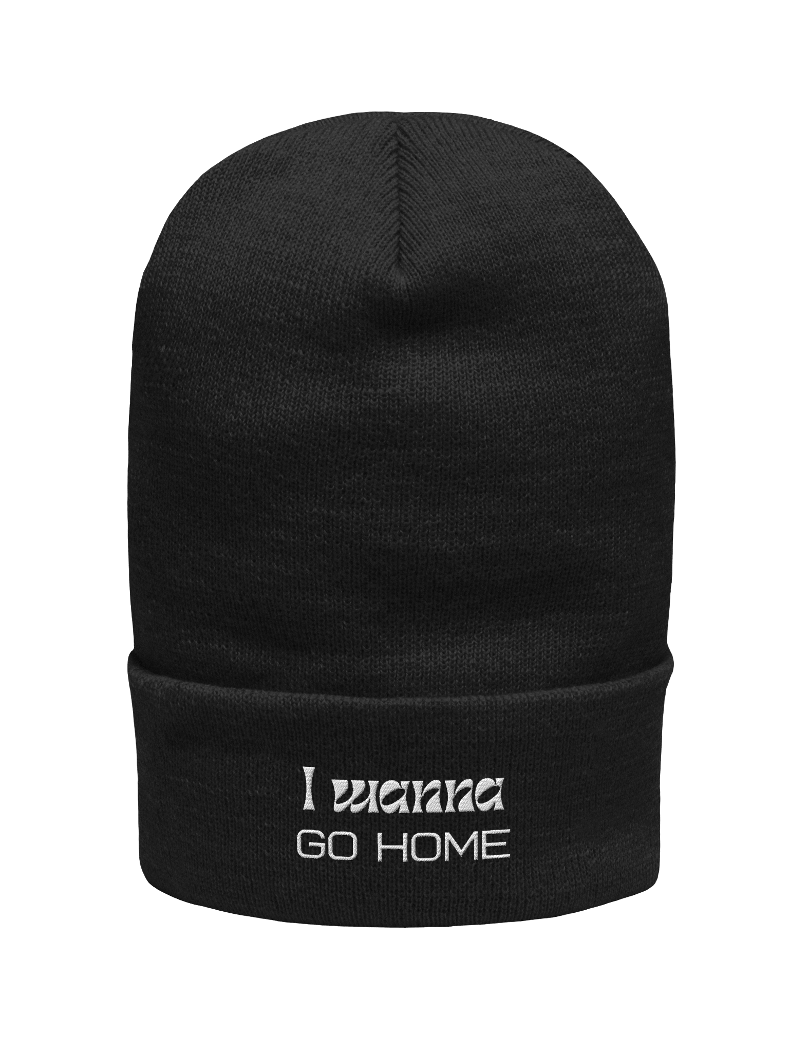 I wanna Go Home Cuffed Beanie product image (3)