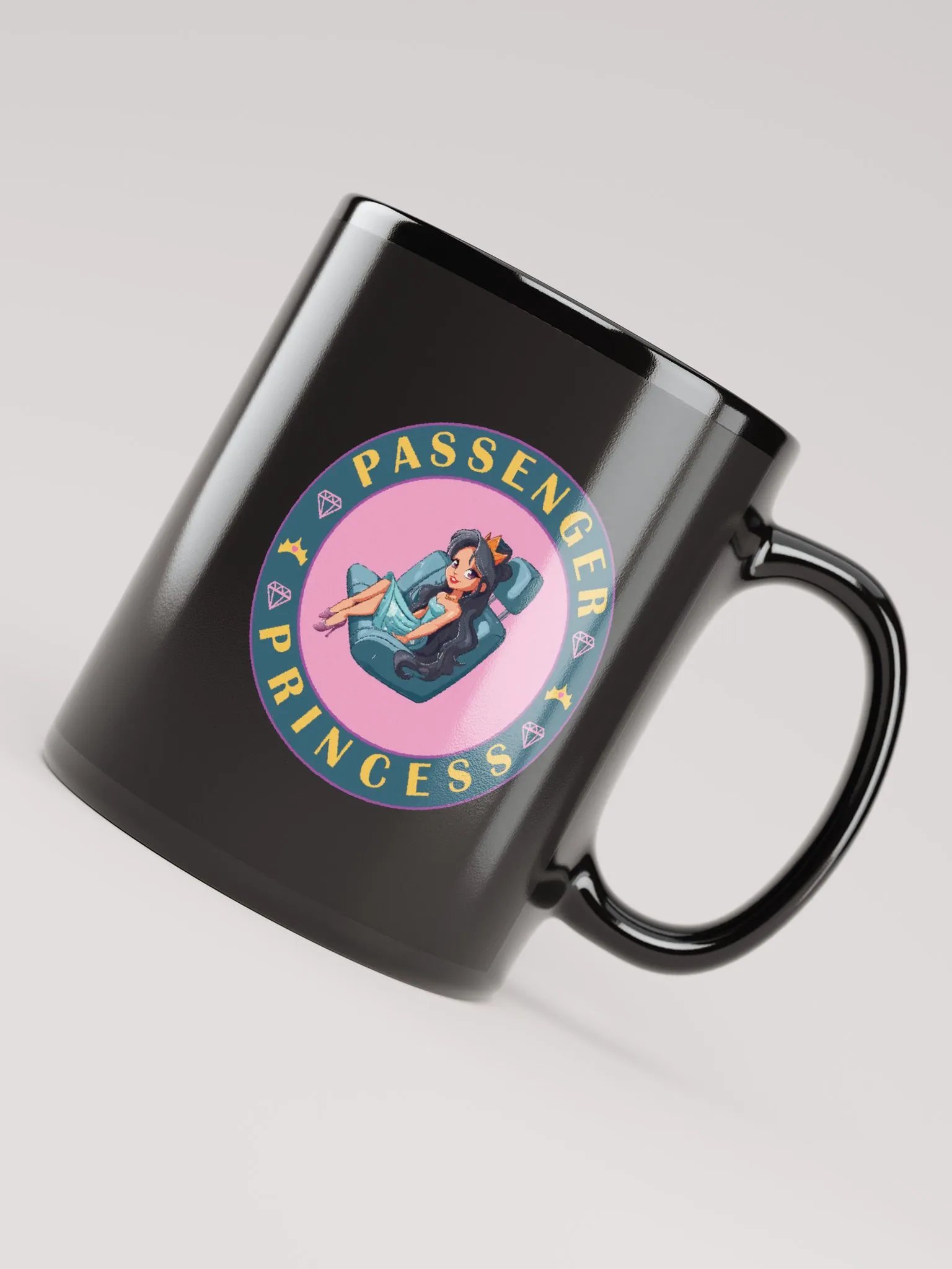 Passenger Princess Always | Black Mug product image (7)