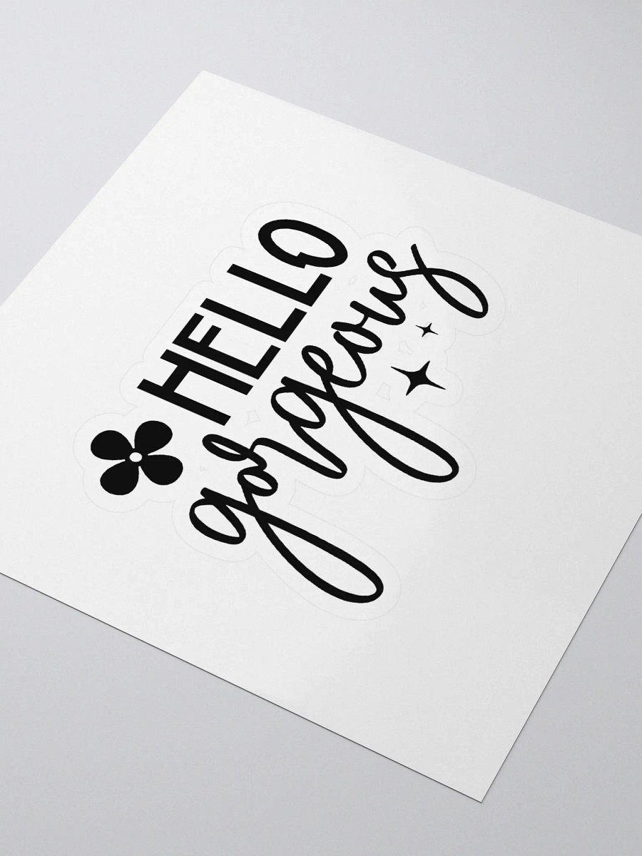 HELLO Gorgeous Kiss Cut Stickers product image (3)