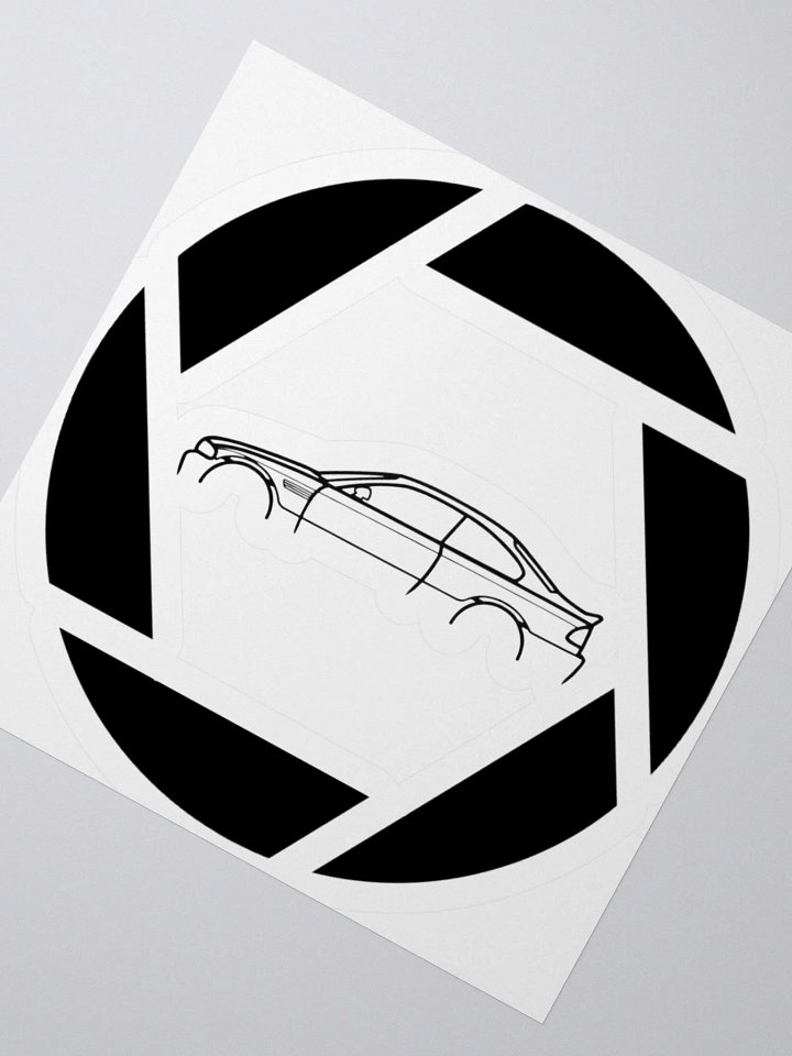 Aperture Motorsports Logo Sticker {Black} product image (3)